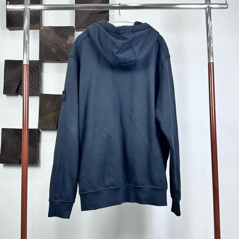 Stone Island Stone Island Black Cotton Blend Hoodie 0089 Size US XXL / EU 58 / 5 - 2 Thumbnail