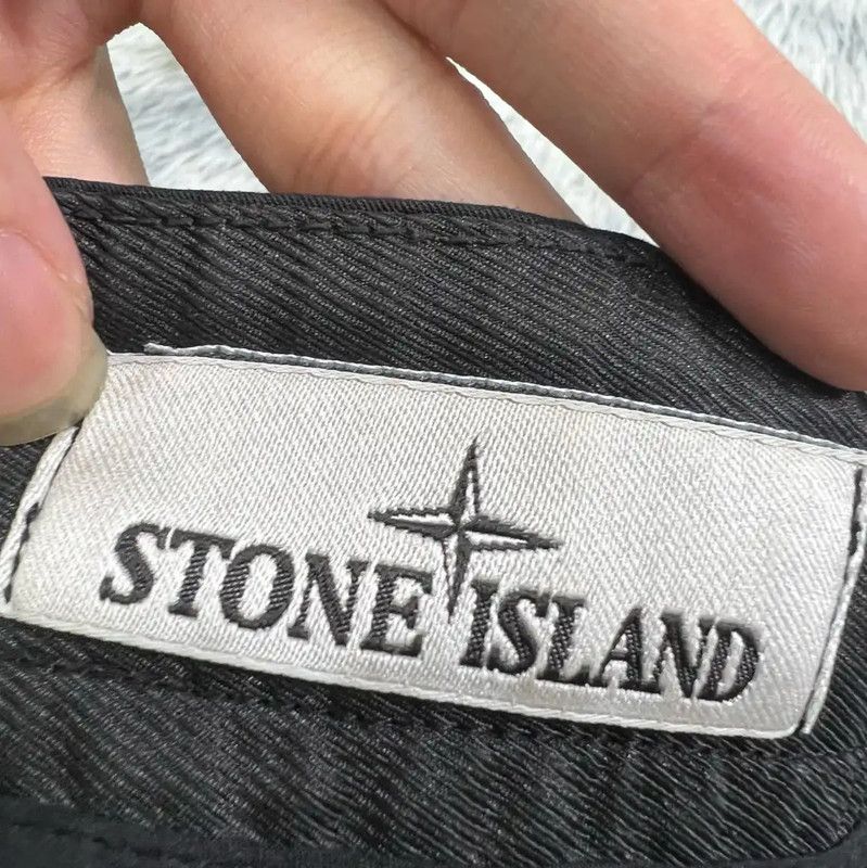 Stone Island Stone Island Black Cotton Casual Pants 0089 Size US 26 / EU 42 - 4 Thumbnail