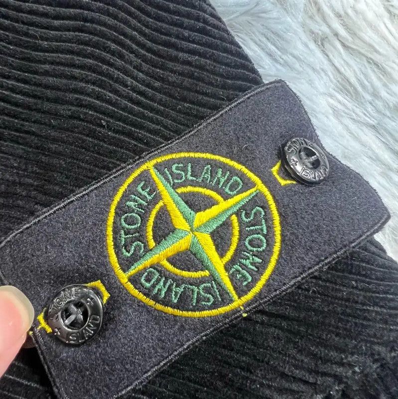 Stone Island Stone Island Black Cotton Casual Pants 0089 Size US 26 / EU 42 - 5 Thumbnail