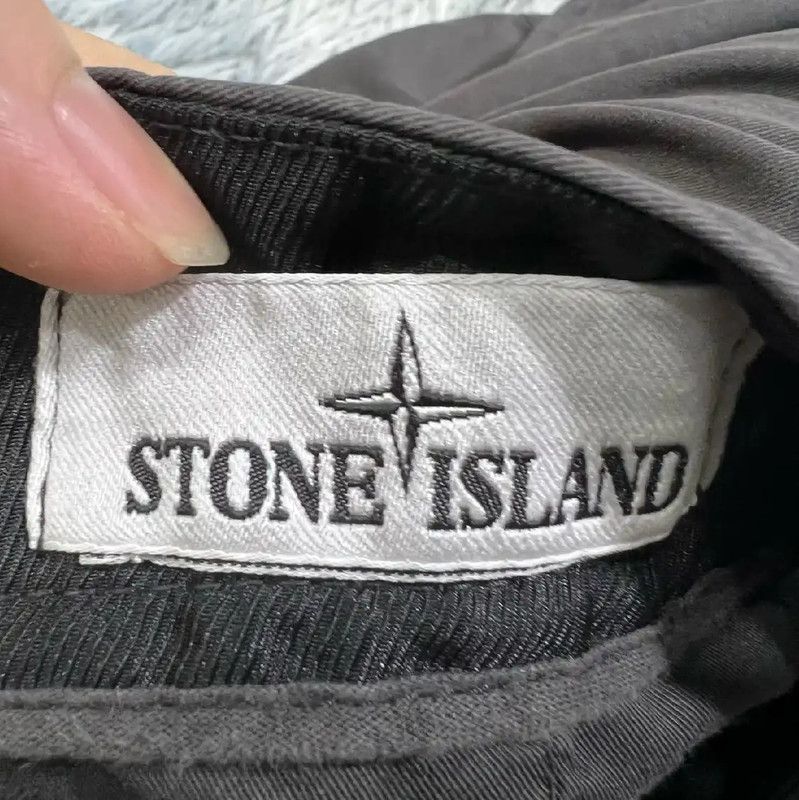 Stone Island Stone Island Gray Cotton Casual Pants 0089 Size US 44 / EU 60 - 3 Thumbnail