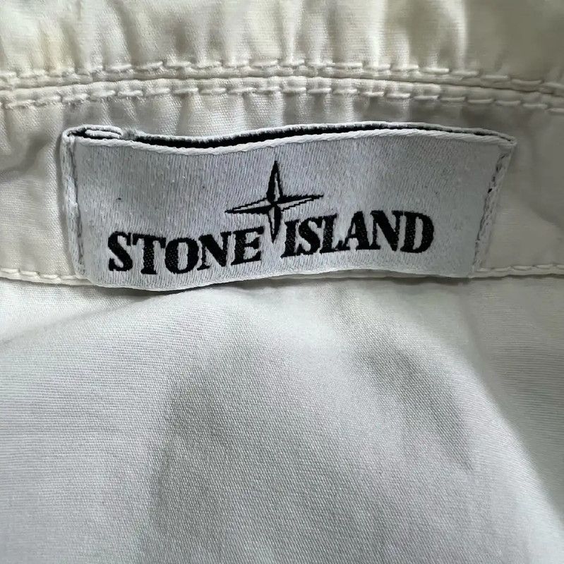 Stone Island Stone Island White Lightweight Men's Jacket 0089 Size US L / EU 52-54 / 3 - 3 Thumbnail