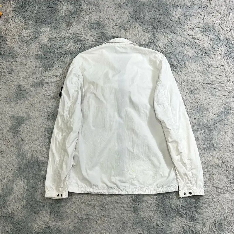 Stone Island Stone Island White Lightweight Men's Jacket 0089 Size US L / EU 52-54 / 3 - 2 Thumbnail