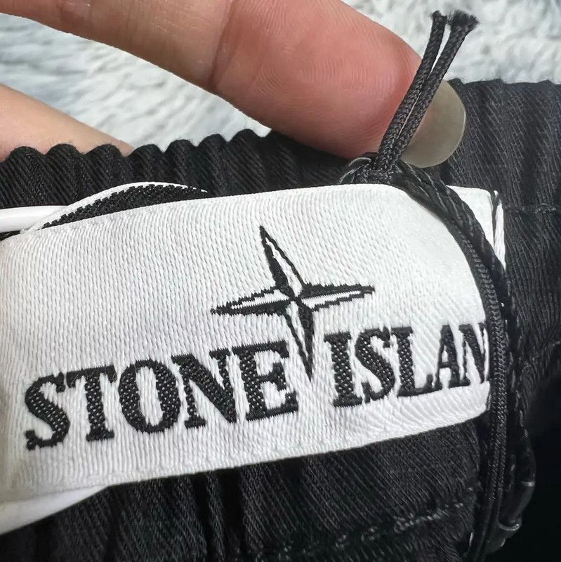 Stone Island Stone Island Black Cotton Men's Shorts 0089 Size US 32 / EU 48 - 2 Thumbnail