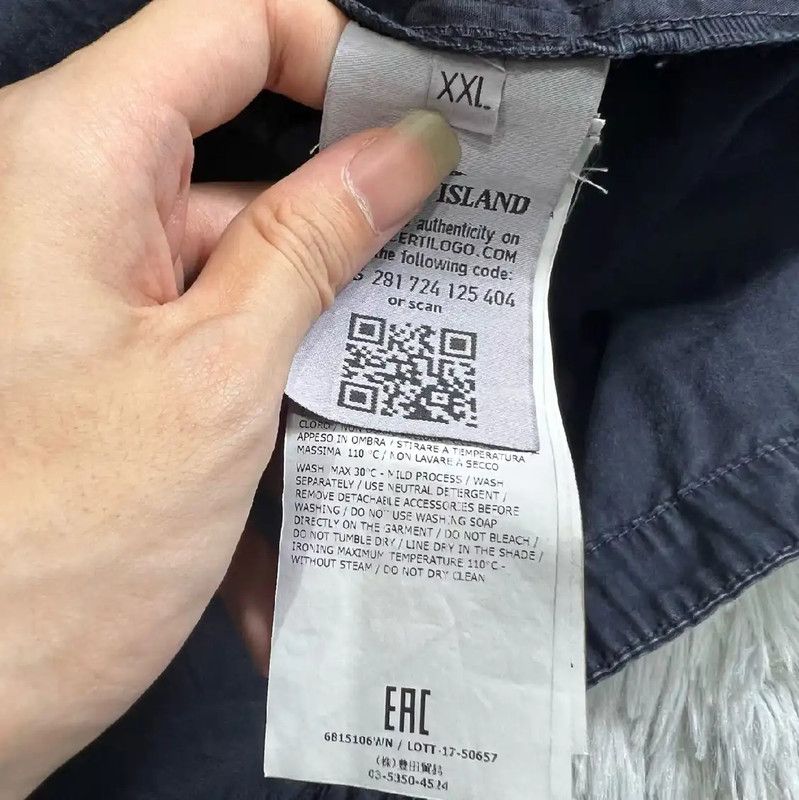 Stone Island Stone Island Casual Light Blue Men's Outerwear 0089 Size US XXL / EU 58 / 5 - 3 Thumbnail