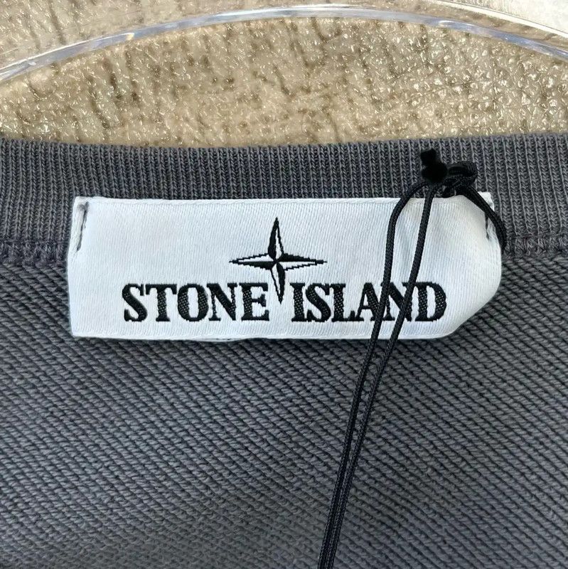 Stone Island Stone Island Gray Men's Hoodie with Pocket Design 0089 Size US L / EU 52-54 / 3 - 4 Thumbnail