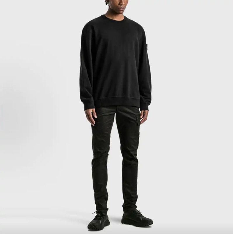 Stone Island Stone Island Black Cotton Men's Hoodie 0089 Size US XXL / EU 58 / 5 - 9 Thumbnail