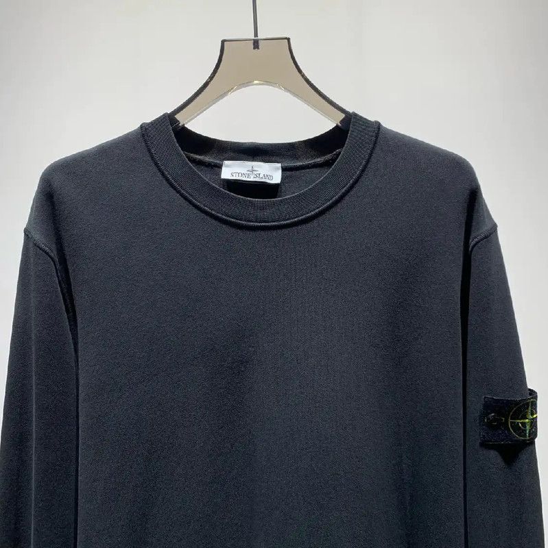 Stone Island Stone Island Black Cotton Men's Hoodie 0089 Size US XXL / EU 58 / 5 - 3 Thumbnail
