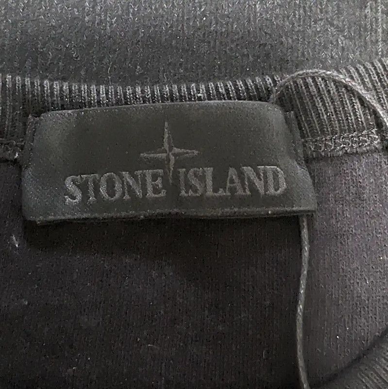Stone Island Stone Island Men's Black Long Sleeve Sweatshirt 0089 Size US L / EU 52-54 / 3 - 3 Thumbnail