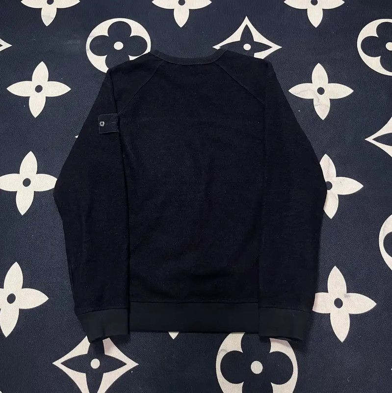 Stone Island Stone Island Men's Black Long Sleeve Sweatshirt 0089 Size US L / EU 52-54 / 3 - 2 Thumbnail