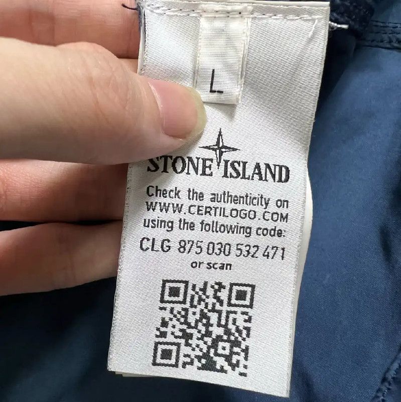 Stone Island Stone Island Blue Cotton Men's Jacket 0089 Size US L / EU 52-54 / 3 - 4 Thumbnail