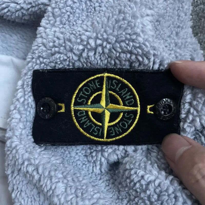 Stone Island Stone Island Light Blue Cotton Blend Jacket 0089 Size US L / EU 52-54 / 3 - 3 Thumbnail