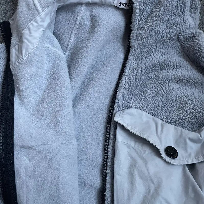 Stone Island Stone Island Light Blue Cotton Blend Jacket 0089 Size US L / EU 52-54 / 3 - 4 Thumbnail
