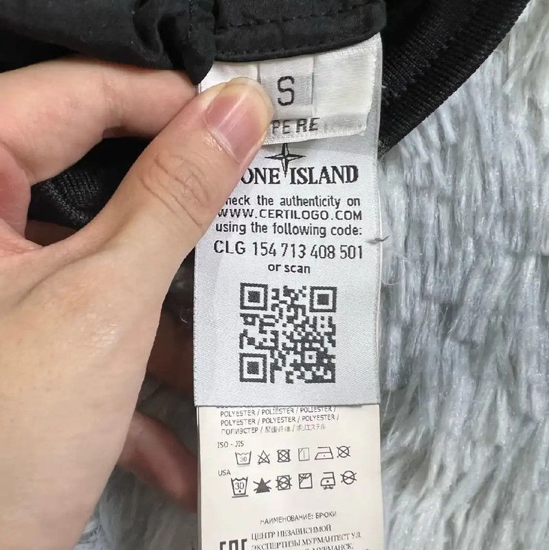 Stone Island Stone Island Black Cotton Casual Pants S Size 0089 Size US 27 - 4 Thumbnail