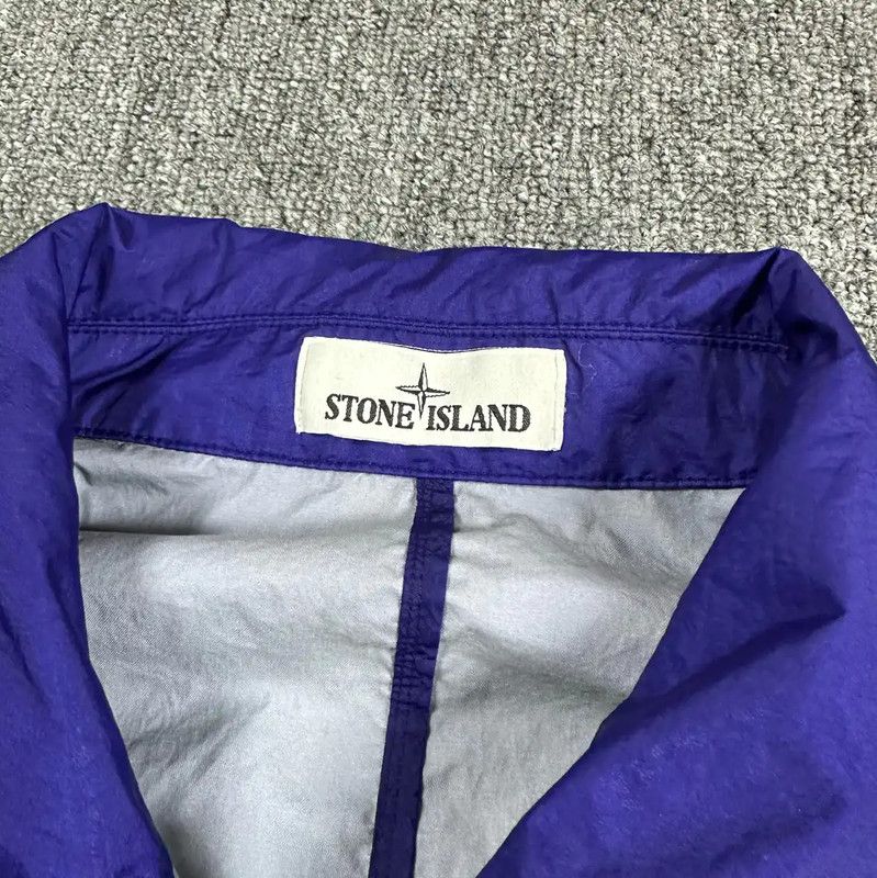 Stone Island Stone Island Blue Polyester Men's Lightweight Jacket 0089 Size US XXL / EU 58 / 5 - 2 Thumbnail