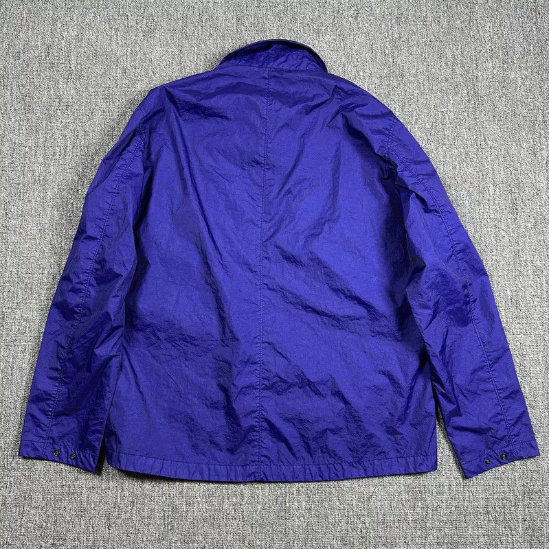 Stone Island Stone Island Blue Polyester Men's Lightweight Jacket 0089 Size US XXL / EU 58 / 5 - 6 Thumbnail