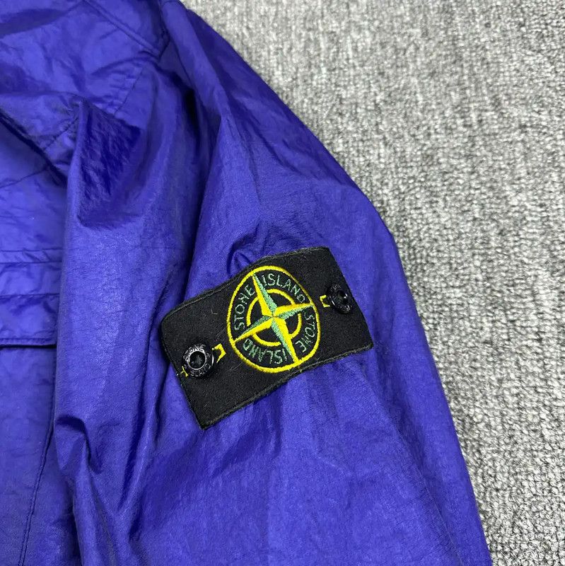 Stone Island Stone Island Blue Polyester Men's Lightweight Jacket 0089 Size US XXL / EU 58 / 5 - 3 Thumbnail