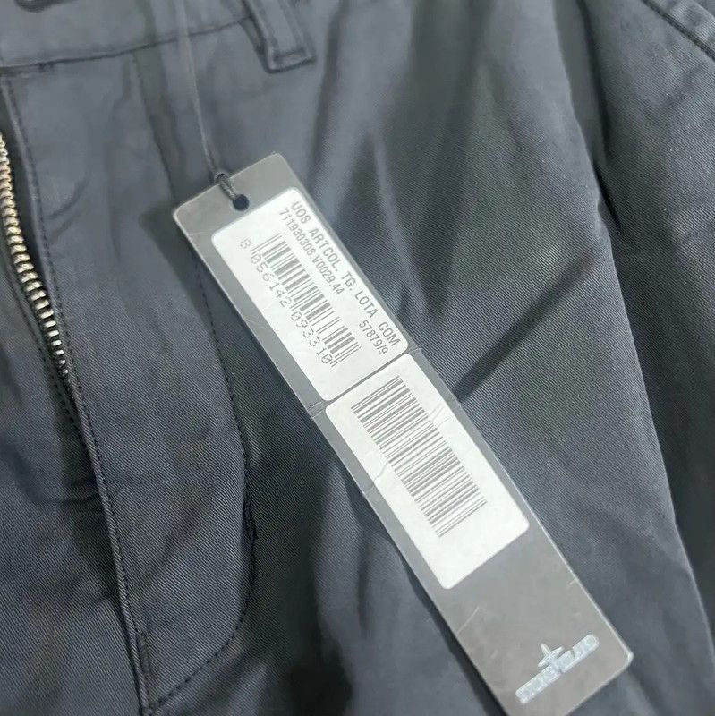 Stone Island Stone Island Black Cotton Casual Pants for Men 0089 Size US 32 / EU 48 - 5 Thumbnail