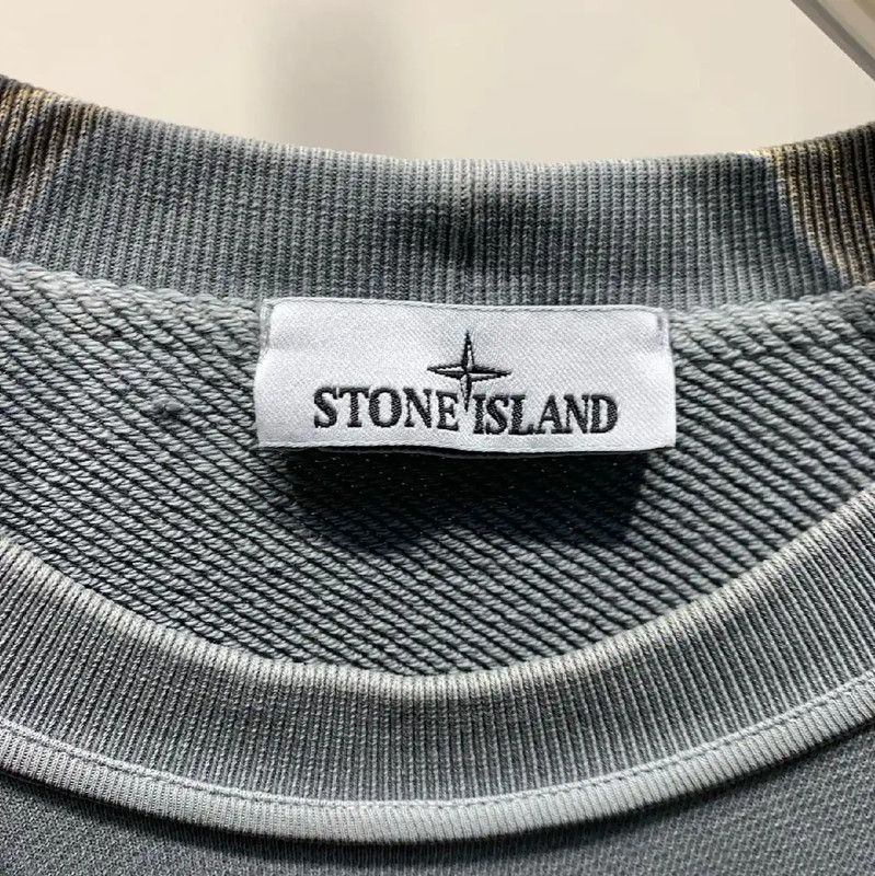 Stone Island Stone Island Blue Cotton Men’s Sweatshirt 0089 Size US XL / EU 56 / 4 - 2 Thumbnail
