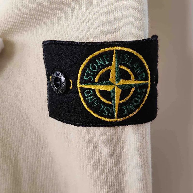 Stone Island Stone Island Men's Light Yellow Cotton Jacket 0089 Size US S / EU 44-46 / 1 - 5 Thumbnail
