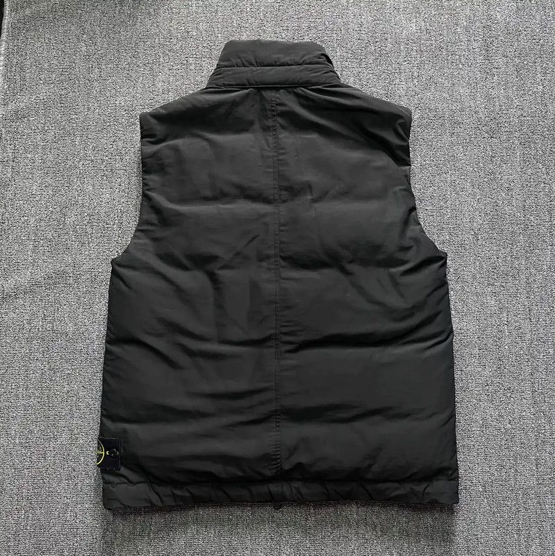 Stone Island Stone Island Black Men's Sleeveless Outer Vest 0089 Size US L / EU 52-54 / 3 - 2 Thumbnail