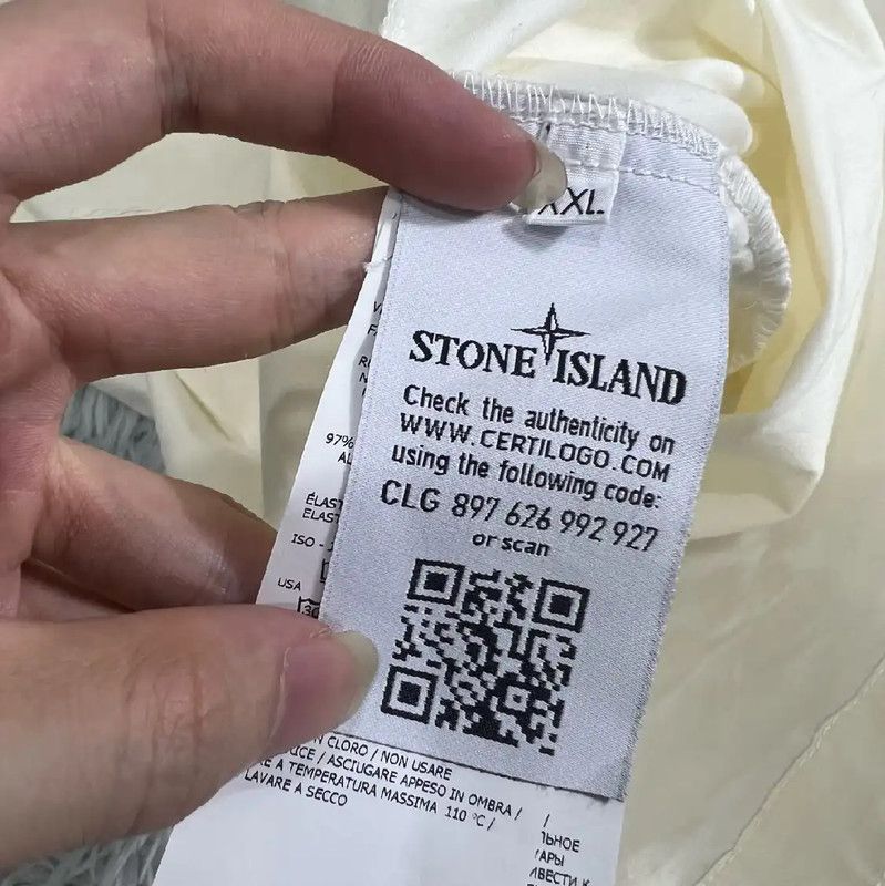 Stone Island Stone Island Casual White Outerwear for Men 0089 Size US XXL / EU 58 / 5 - 4 Thumbnail