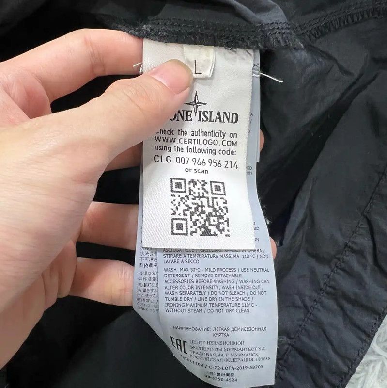 Stone Island Stone Island Black Nylon Men's Jacket 0089 Size US L / EU 52-54 / 3 - 4 Thumbnail