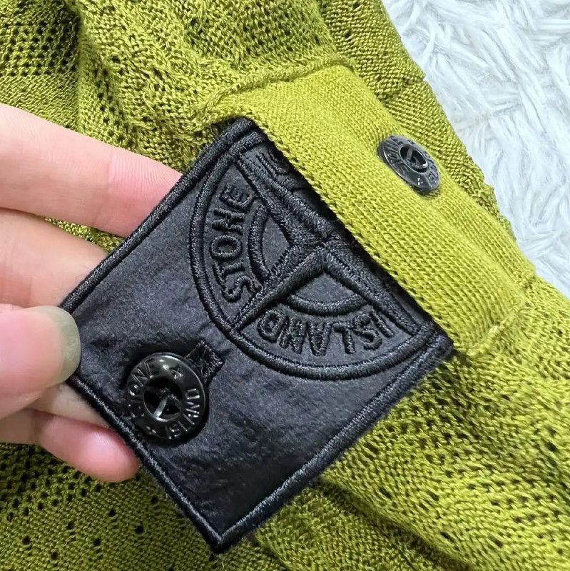 Stone Island Stone Island Green Cotton Cardigan for Men 0089 Size US M / EU 48-50 / 2 - 6 Thumbnail