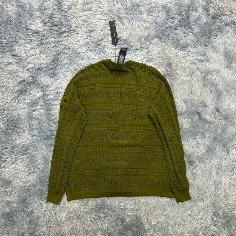 Stone Island Stone Island Green Cotton Cardigan for Men 0089 Size US M / EU 48-50 / 2 - 2 Thumbnail