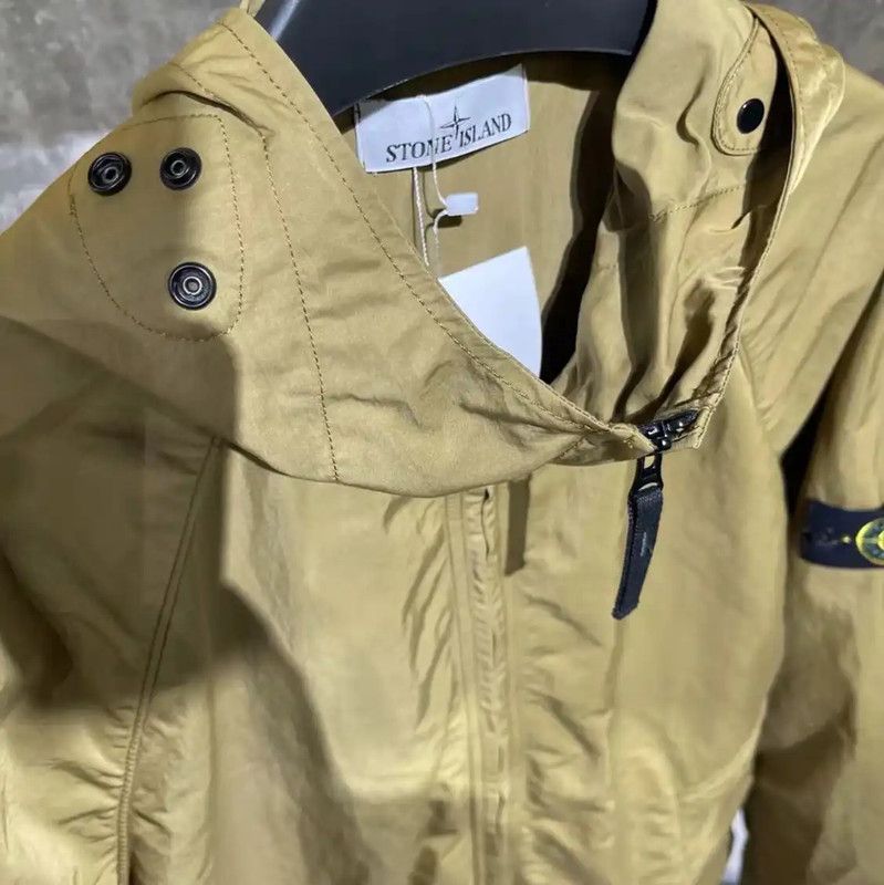Stone Island Stone Island Yellow Hooded Jacket 0089 Size US XL / EU 56 / 4 - 3 Thumbnail