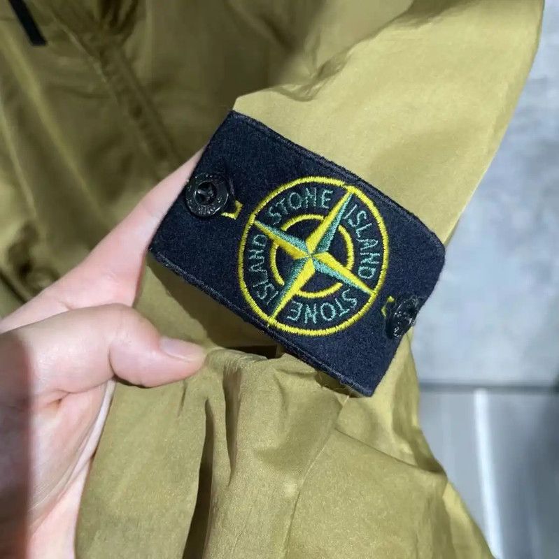 Stone Island Stone Island Yellow Hooded Jacket 0089 Size US XL / EU 56 / 4 - 5 Thumbnail