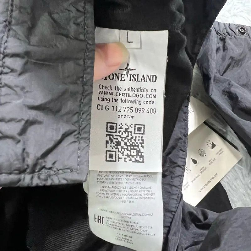 Stone Island Stone Island Black Men's Outerwear Jacket 0089 Size US L / EU 52-54 / 3 - 4 Thumbnail