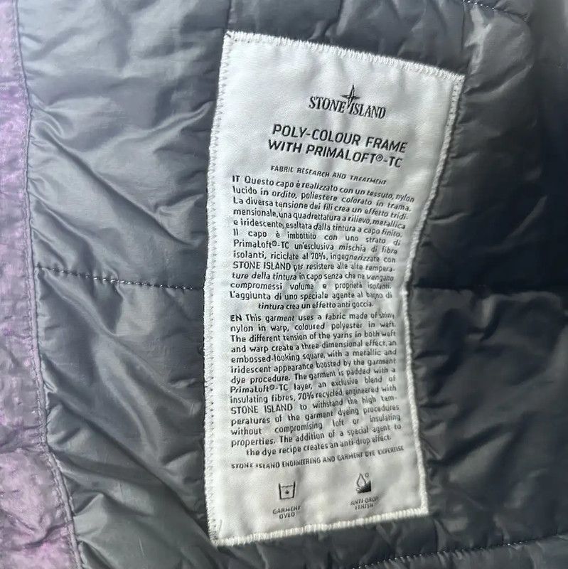 Stone Island Stone Island Purple Cotton Blend Oversized Jacket 0089 Size US XXL / EU 58 / 5 - 5 Thumbnail