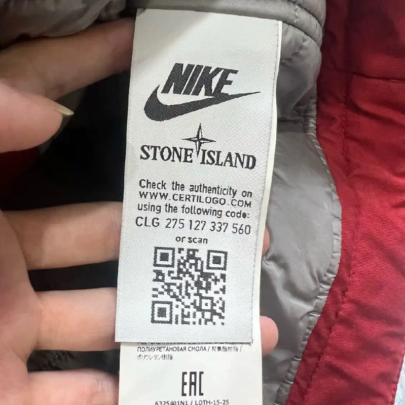 Stone Island Stone Island Red Lightweight Men's Jacket 0089 Size US S / EU 44-46 / 1 - 4 Thumbnail