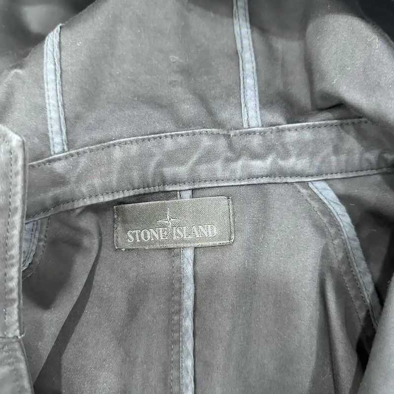 Stone Island Stone Island Black Cotton Blend Jacket 0089 Size US XXL / EU 58 / 5 - 3 Thumbnail