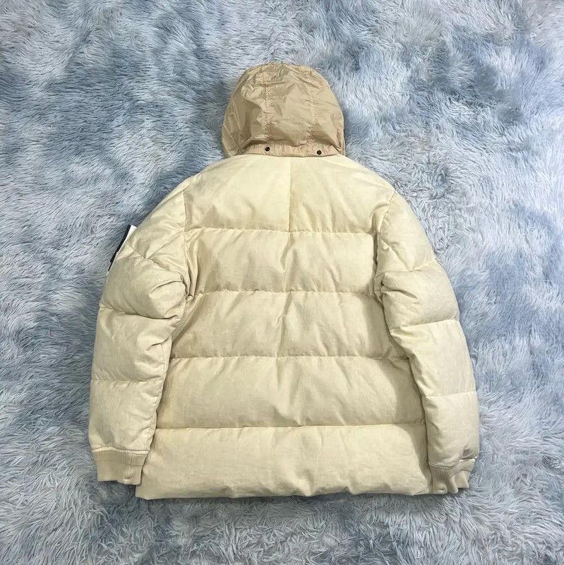 Stone Island Stone Island Men's XL White Down Jacket 0089 Size US XL / EU 56 / 4 - 2 Thumbnail