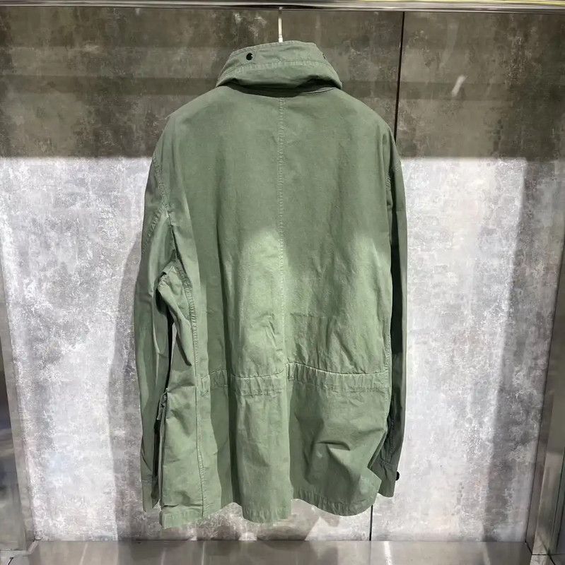 Stone Island Military Green Cotton Men's Jacket 0089
