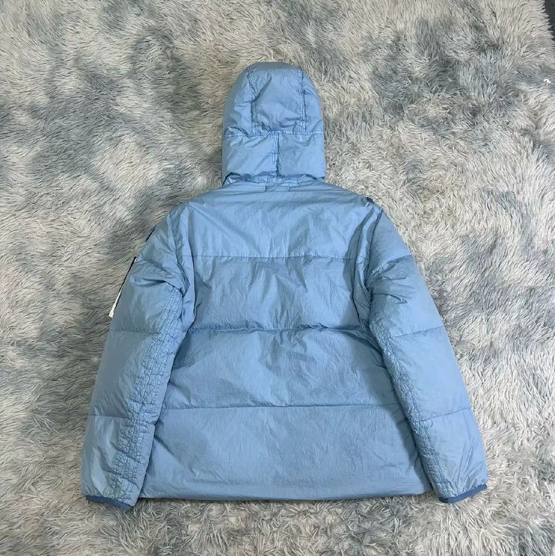 Stone Island Stone Island Men's Light Blue Down Jacket 0089 Size US L / EU 52-54 / 3 - 2 Thumbnail
