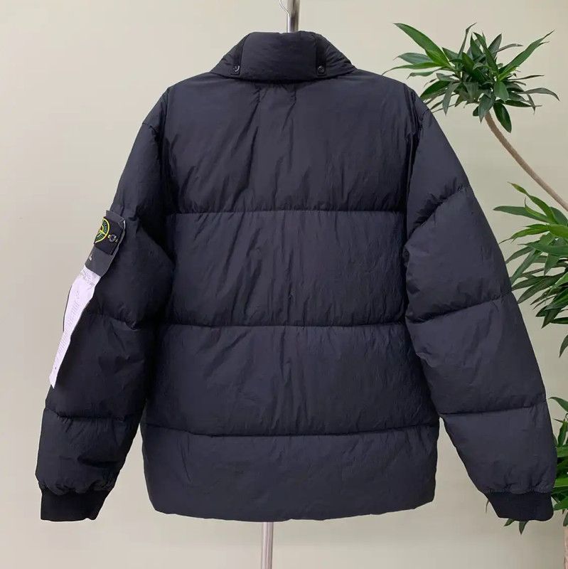 Stone Island Stone Island Men's Black Down Jacket 0089 Size US L / EU 52-54 / 3 - 3 Thumbnail