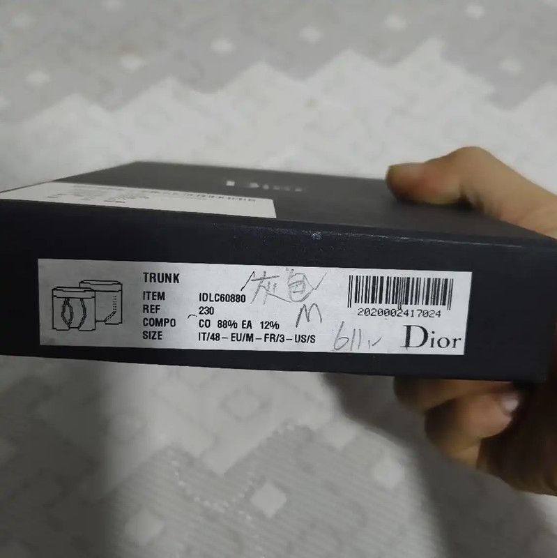 Dior Dior Gray Men's Casual Shorts 0089 Size US 32 / EU 48 - 3 Thumbnail