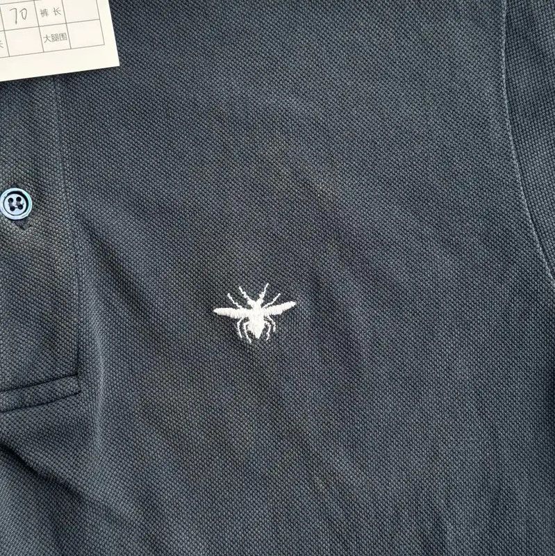 Dior Dior Navy Blue Men's Polo Shirt 0089 Size US S / EU 44-46 / 1 - 5 Thumbnail