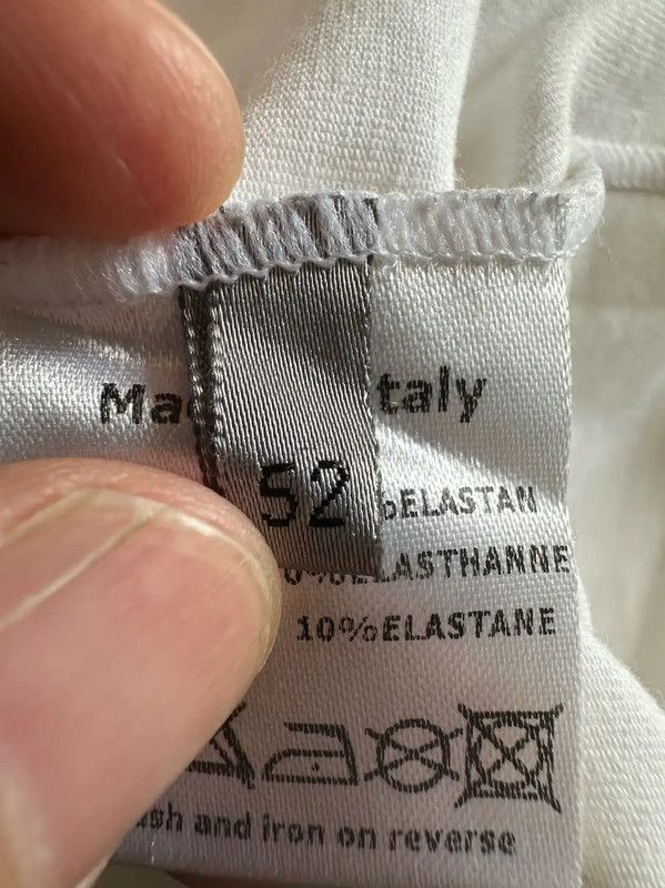 Dior Dior White Cotton XL Men's T-Shirt 0089 Size US XL / EU 56 / 4 - 6 Thumbnail