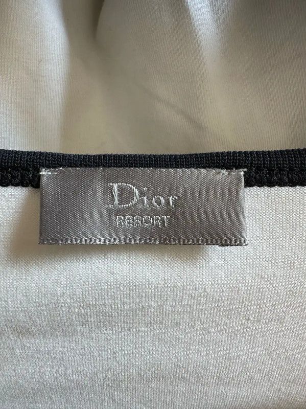 Dior Dior White Cotton XL Men's T-Shirt 0089 Size US XL / EU 56 / 4 - 5 Thumbnail