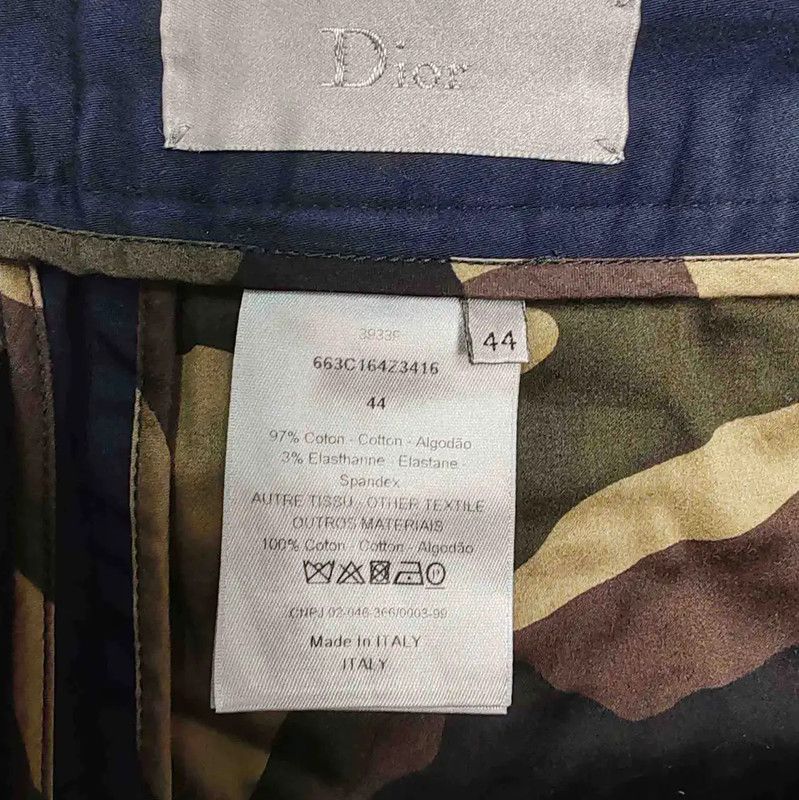 Dior Dior Men's Casual Blue Cotton Pants 0089 Size US 27 - 4 Thumbnail