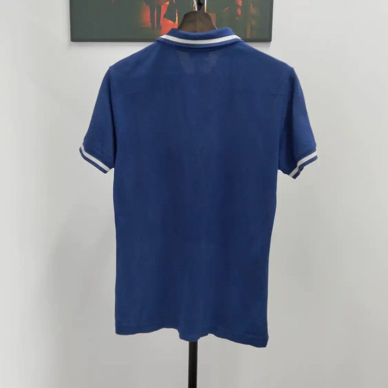 Dior Dior Summer Lake Blue Men's Polo Shirt 0089 Size US S / EU 44-46 / 1 - 2 Thumbnail