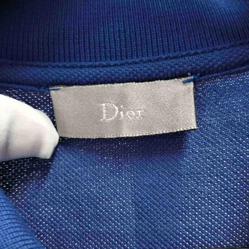 Dior Dior Summer Lake Blue Men's Polo Shirt 0089 Size US S / EU 44-46 / 1 - 3 Thumbnail