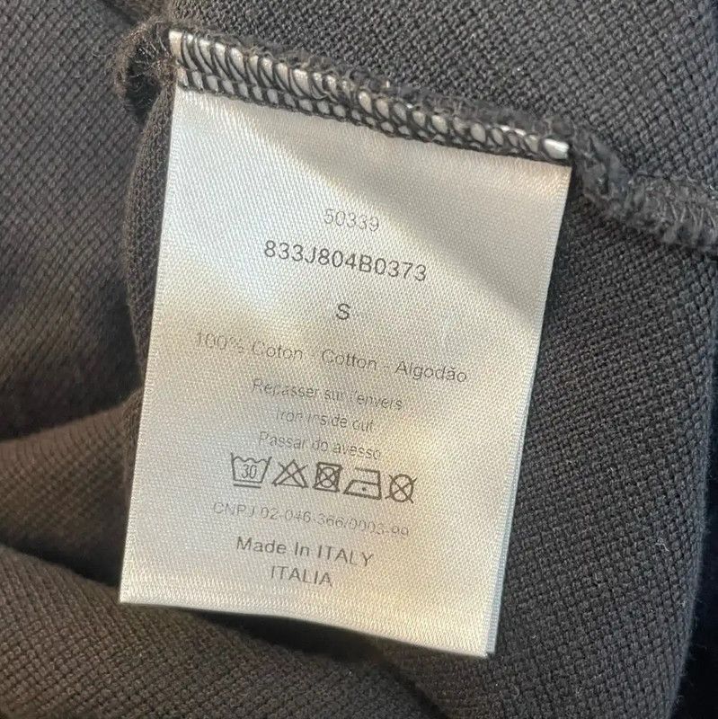 Dior Dior Black Cotton Men's Polo Shirt 0089 Size US S / EU 44-46 / 1 - 4 Thumbnail