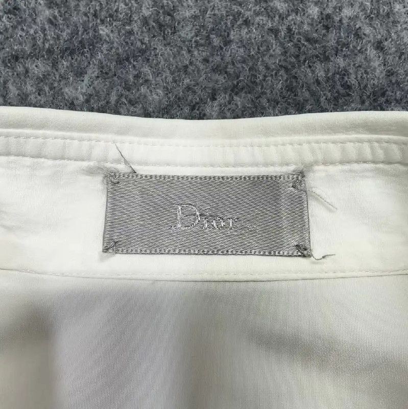 Dior Dior White Cotton Long Sleeve Shirt 0089 Size US S / EU 44-46 / 1 - 3 Thumbnail