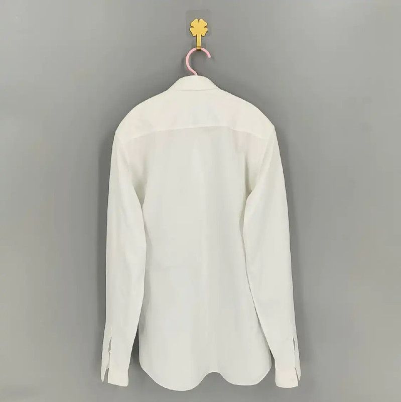 Dior Dior White Cotton Long Sleeve Shirt 0089 Size US S / EU 44-46 / 1 - 2 Thumbnail