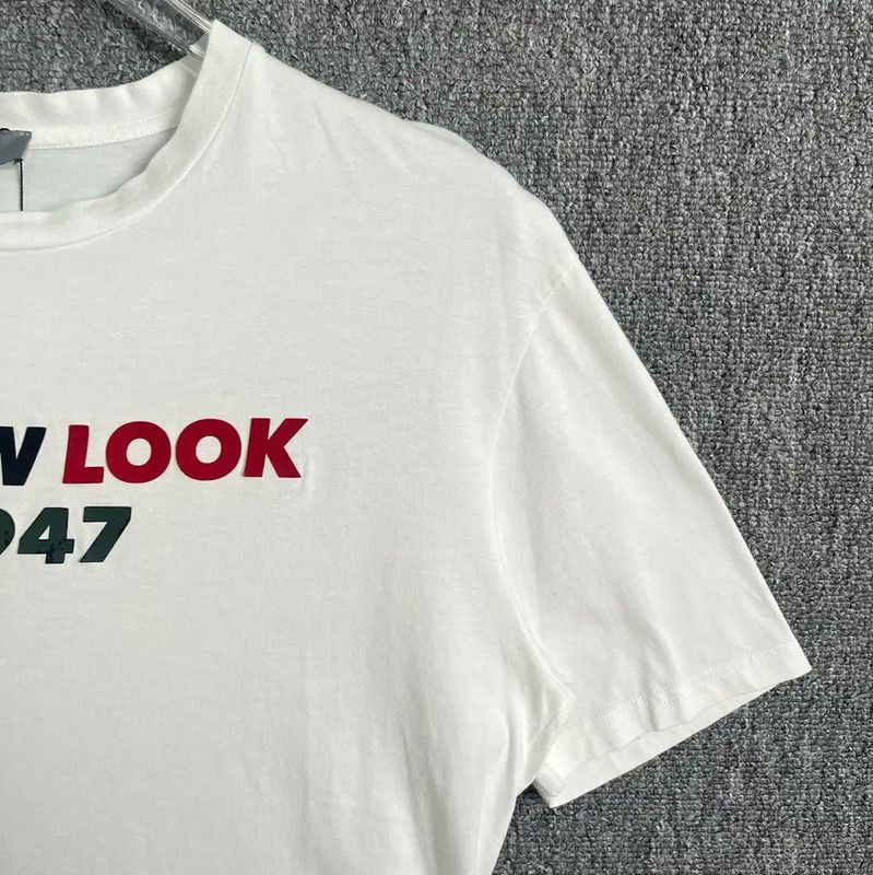 Dior Dior White Cotton Graphic Men's T-Shirt 0089 Size US S / EU 44-46 / 1 - 4 Thumbnail