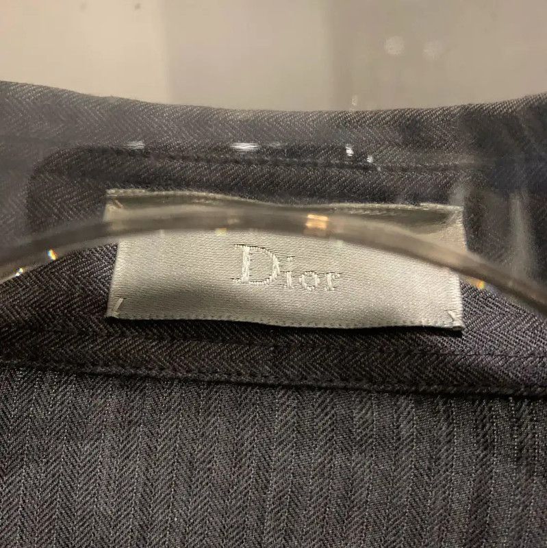 Dior Dior Black Cotton Long Sleeve Shirt for Men 0089 Size US S / EU 44-46 / 1 - 5 Thumbnail